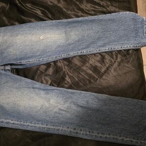 Womens Levis 501 Blue Jeans